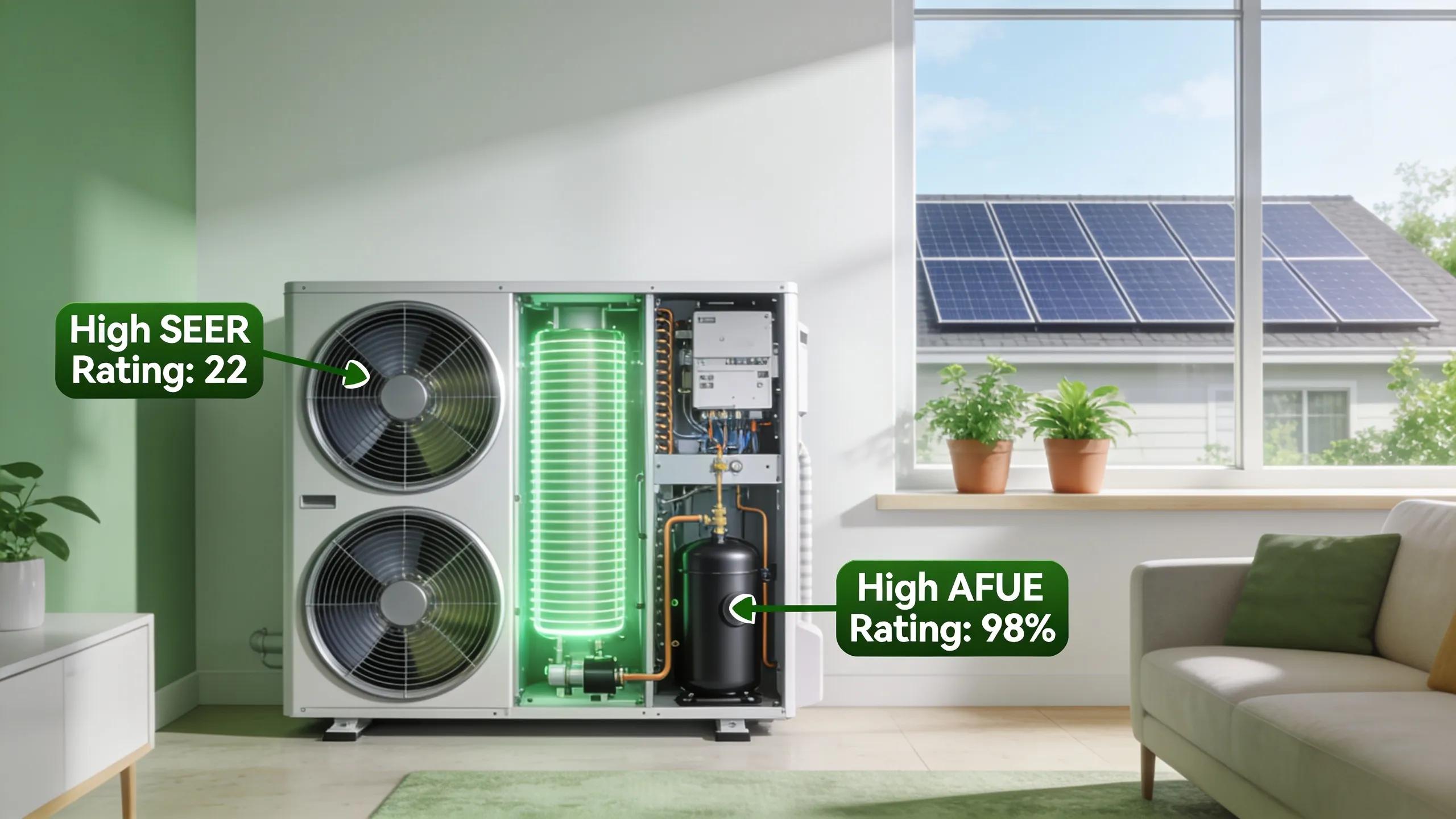 Choose the Best HVAC in Katy: Why Air Mechanic Stands Out 2 Energy-efficient HVAC system installed in a bright and eco-friendly home